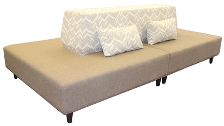 Rectangular Couch for Hospitality Waiting Area